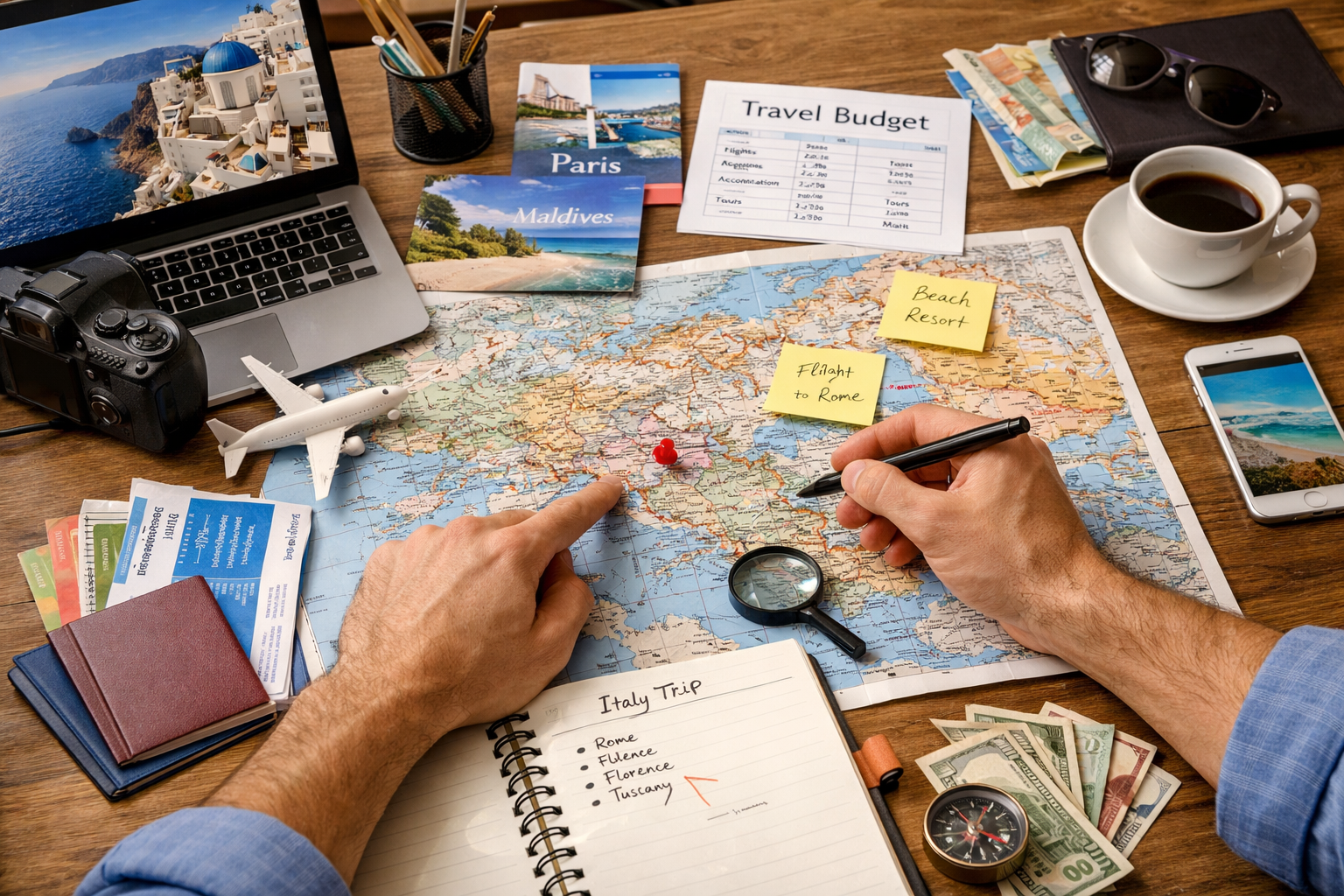 Planejamento de viagem — parceiro estratégico ao seu lado